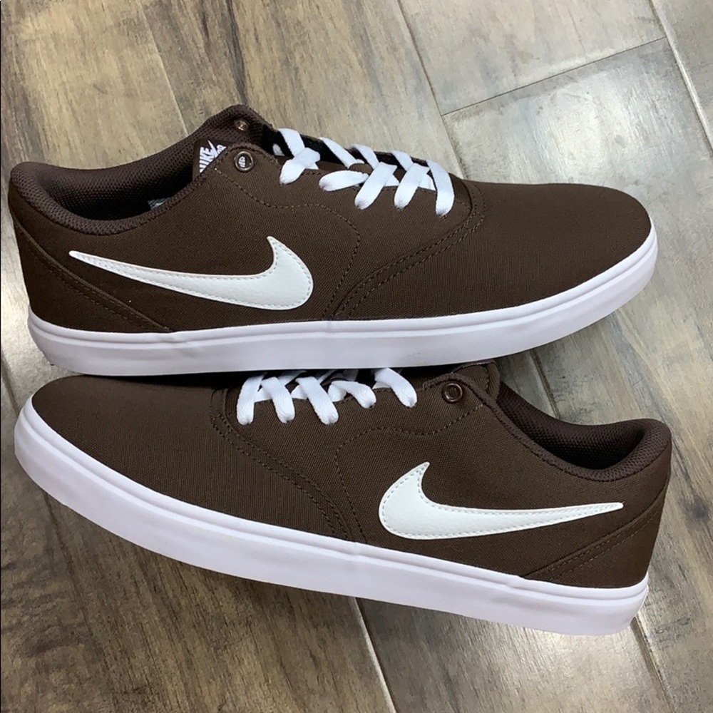 NIKE SB CHECK SOLAR CNVS baroque brown/white - Picture 11 of 16